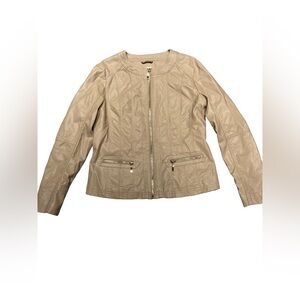 Cleo - Women’s Petites Vegan Leather Jacket